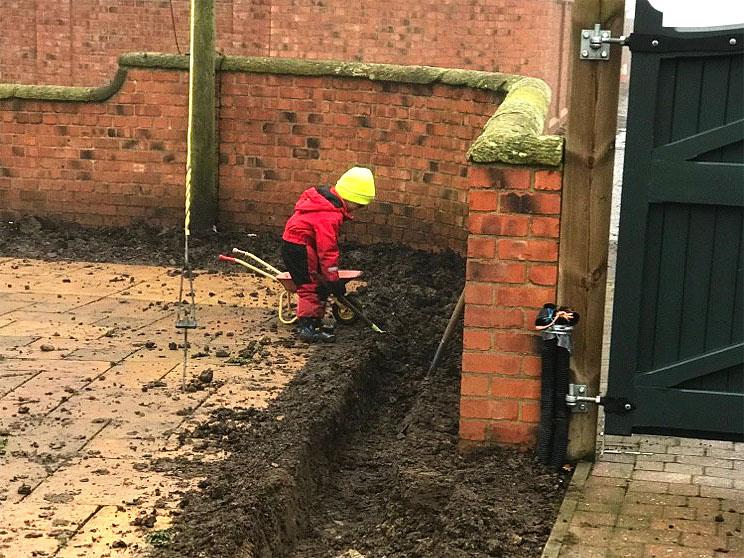 Digging in the mud